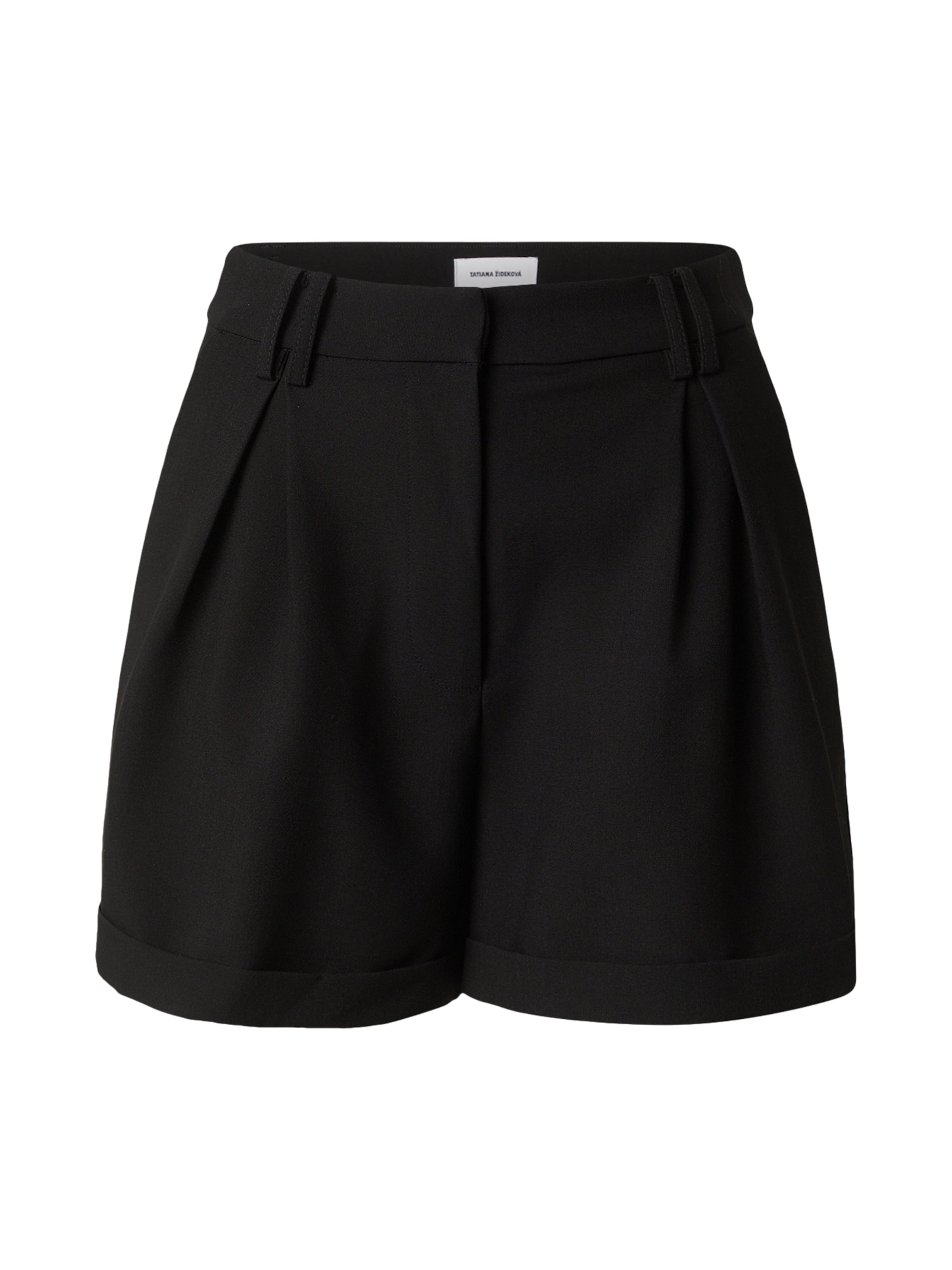 Regular Pantalon à pince Tatiana Zidekova en noir : devant