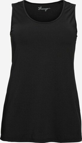 SHEEGO - Top deportivo en negro: frente