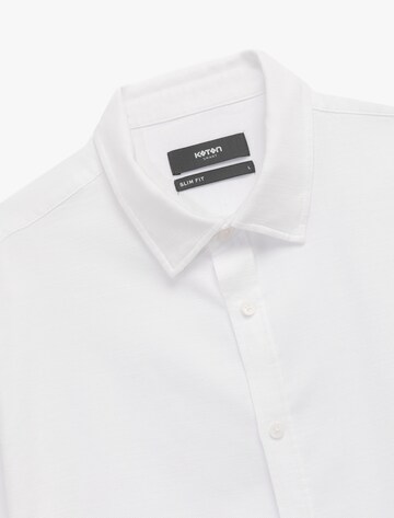 Koton Slim fit Button Up Shirt in White