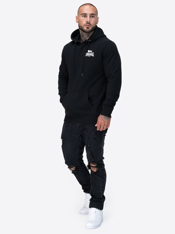 LONSDALE - Sweatshirt 'Claughton' em preto