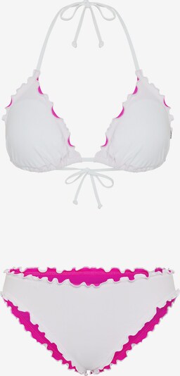 CHIEMSEE Bikini in pink / weiß, Produktansicht