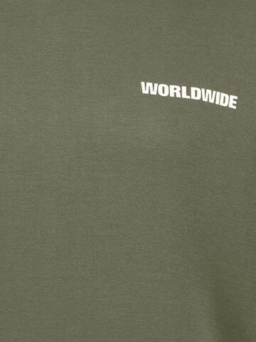 Sublevel Sweatshirt 'Worldwide' in Groen