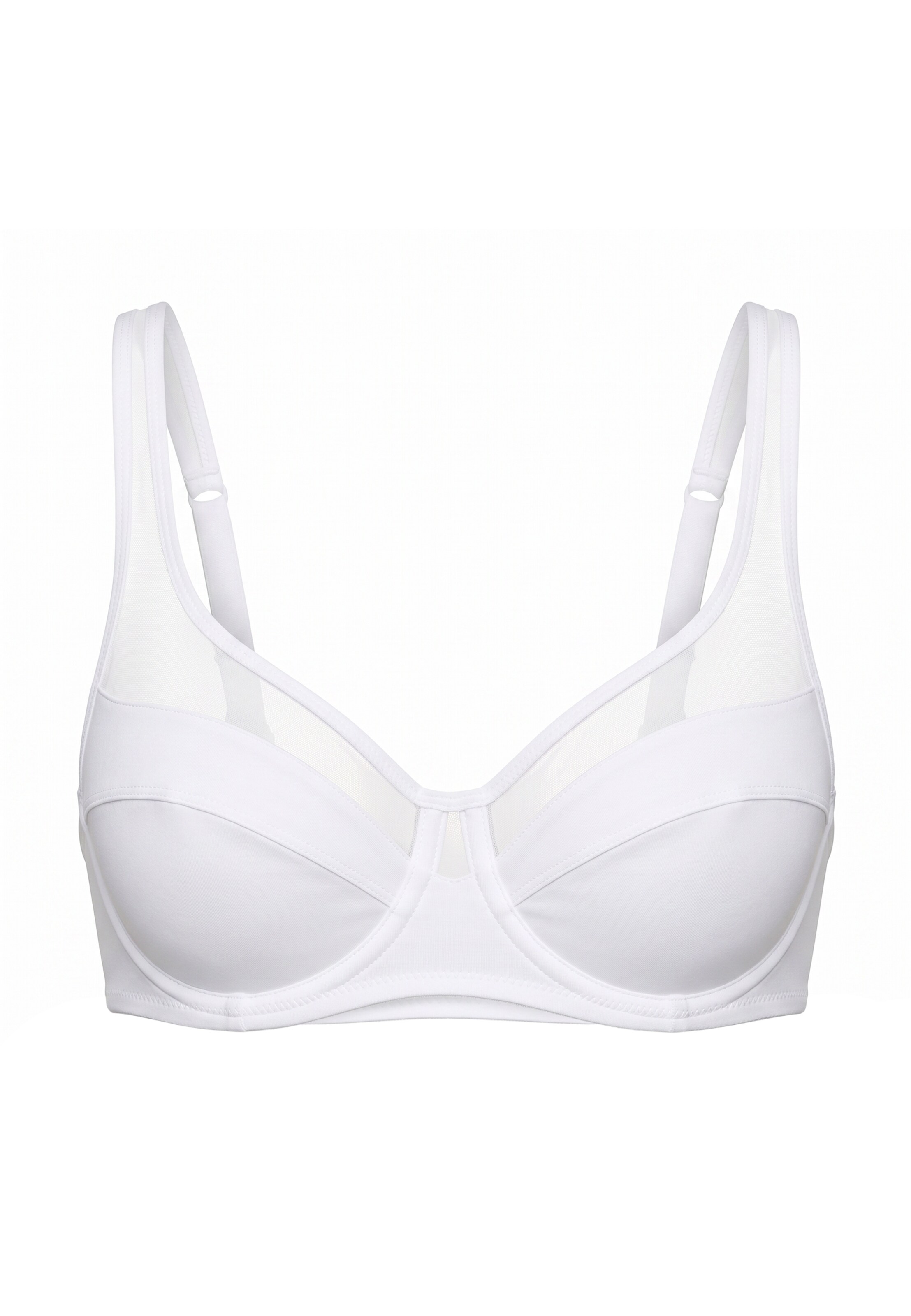 Nur Die - Clásico Sujetador ' Pure Elegance ' en blanco: frente
