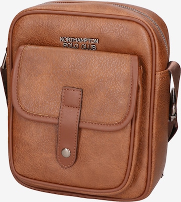 Northampton Polo Club Schoudertas in Bruin: voorkant