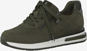 Sneaker low de la MARCO TOZZI pe verde: față