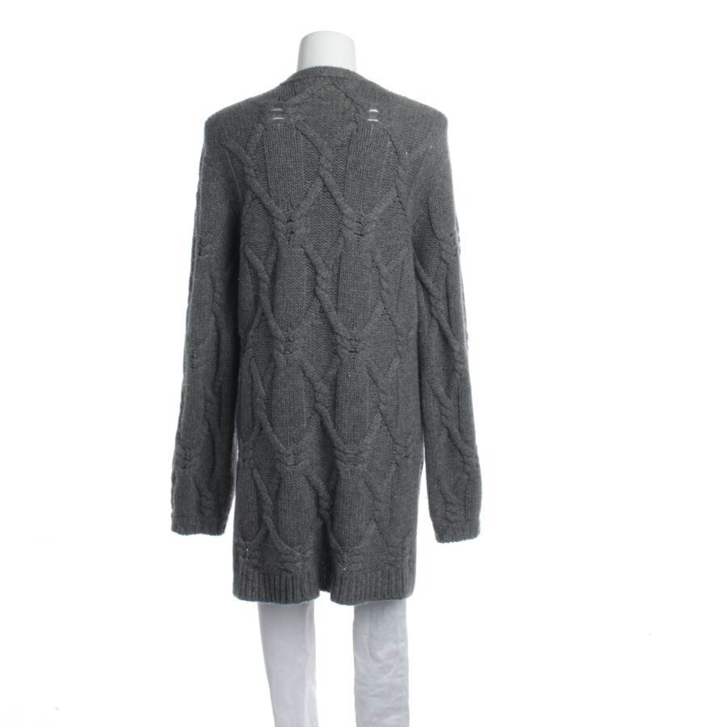 Fine Edge Sweater & Cardigan in XS in Grey