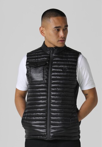 Gilet 883Police en noir : devant