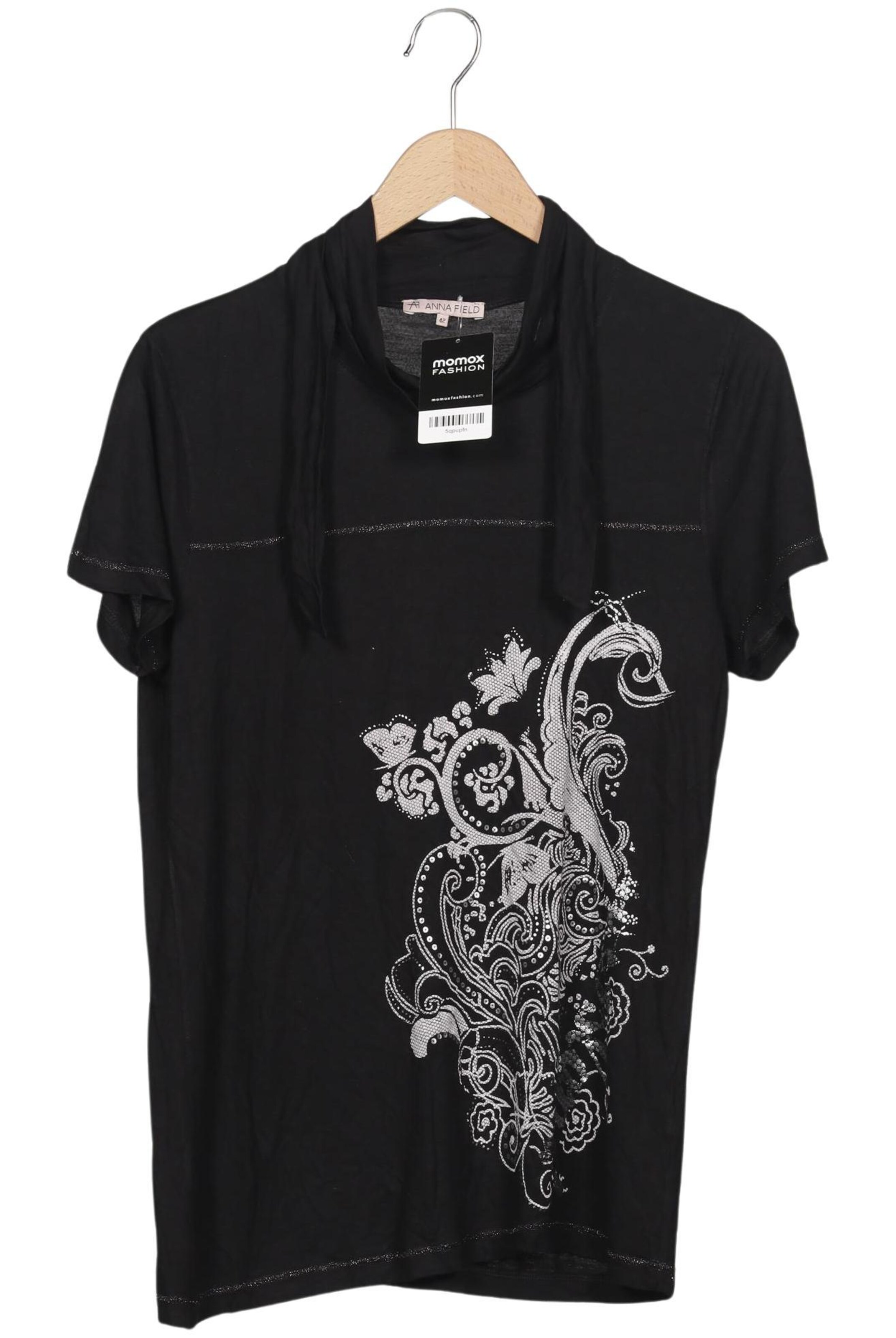 Anna Field Top & Shirt in XL in Black: front