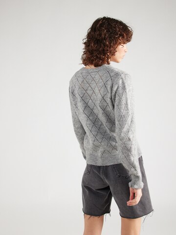 JDY Knit cardigan 'LETTY' in Grey