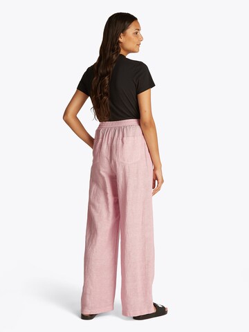 Tommy Jeans Bő szár Nadrág - rózsaszín