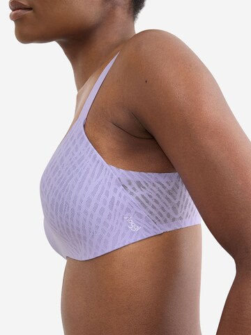 SLOGGI T-shirt BH ' Blue ZERO Feel Bliss THE UP ' in Blauw