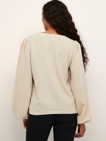 Kaffe Blouse 'KA Elise' in Beige