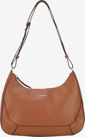 GERRY WEBER Schoudertas 'Serenity' in Bruin: voorkant