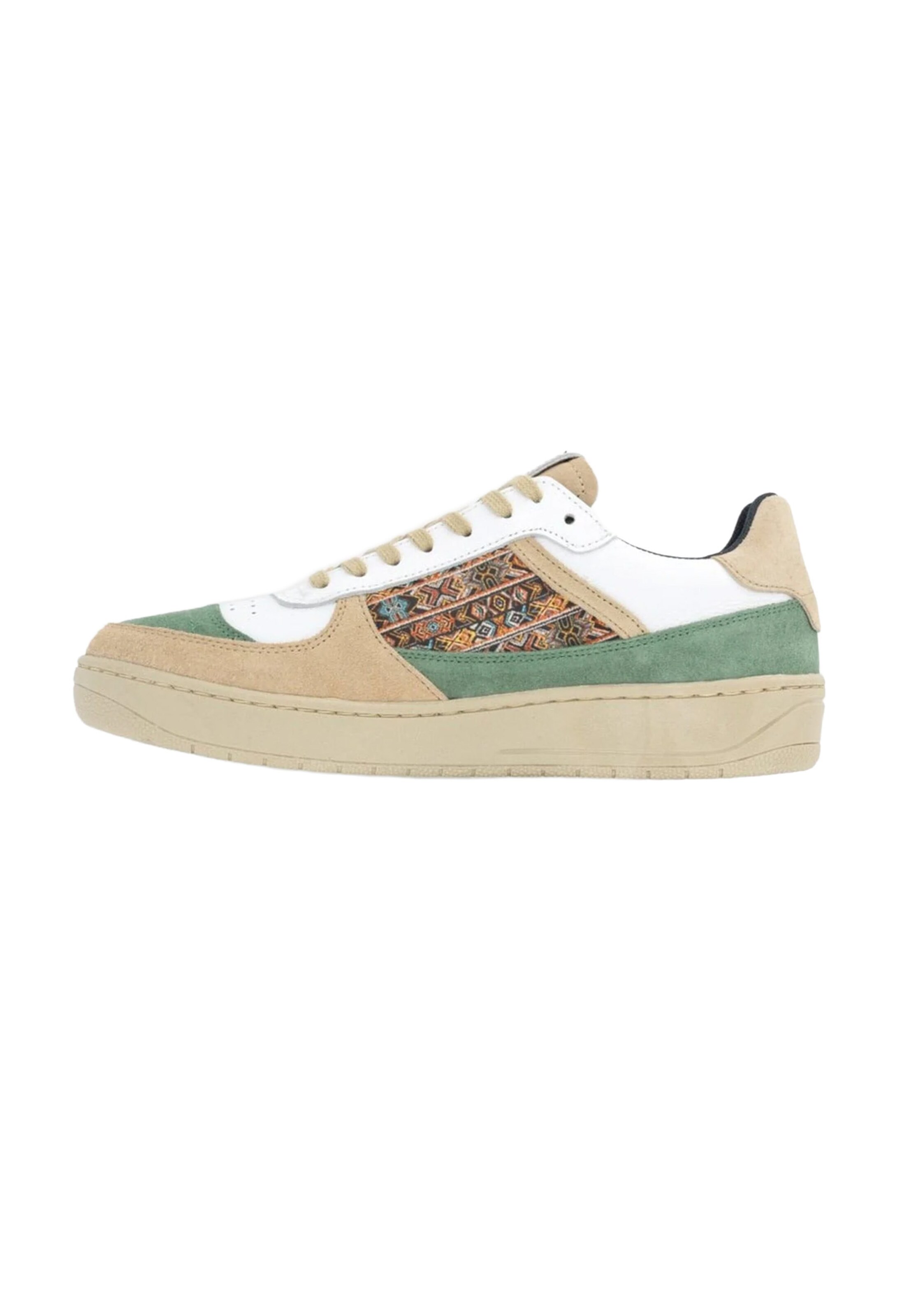 Baskets basses 'Zeta' Morrison en vert