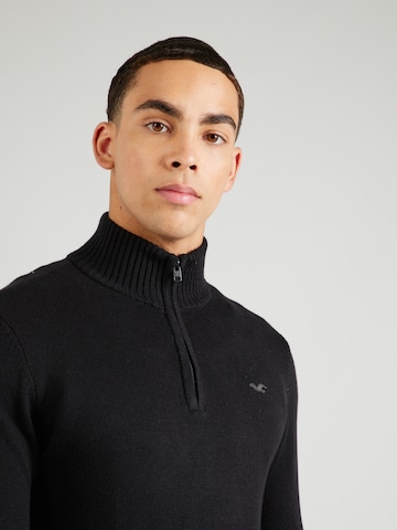 HOLLISTER Sweter w kolorze czarny