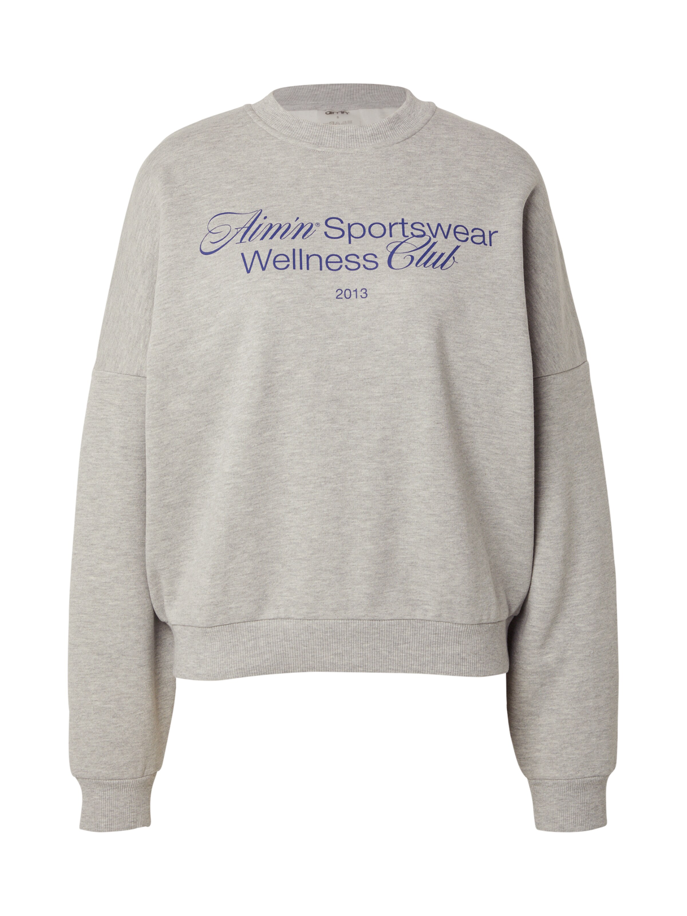 Aim'n Sportovní mikina 'Wellness' – šedá: přední strana