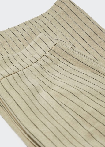 MANGO Široký strih Plisované nohavice 'Bali' - Zelená