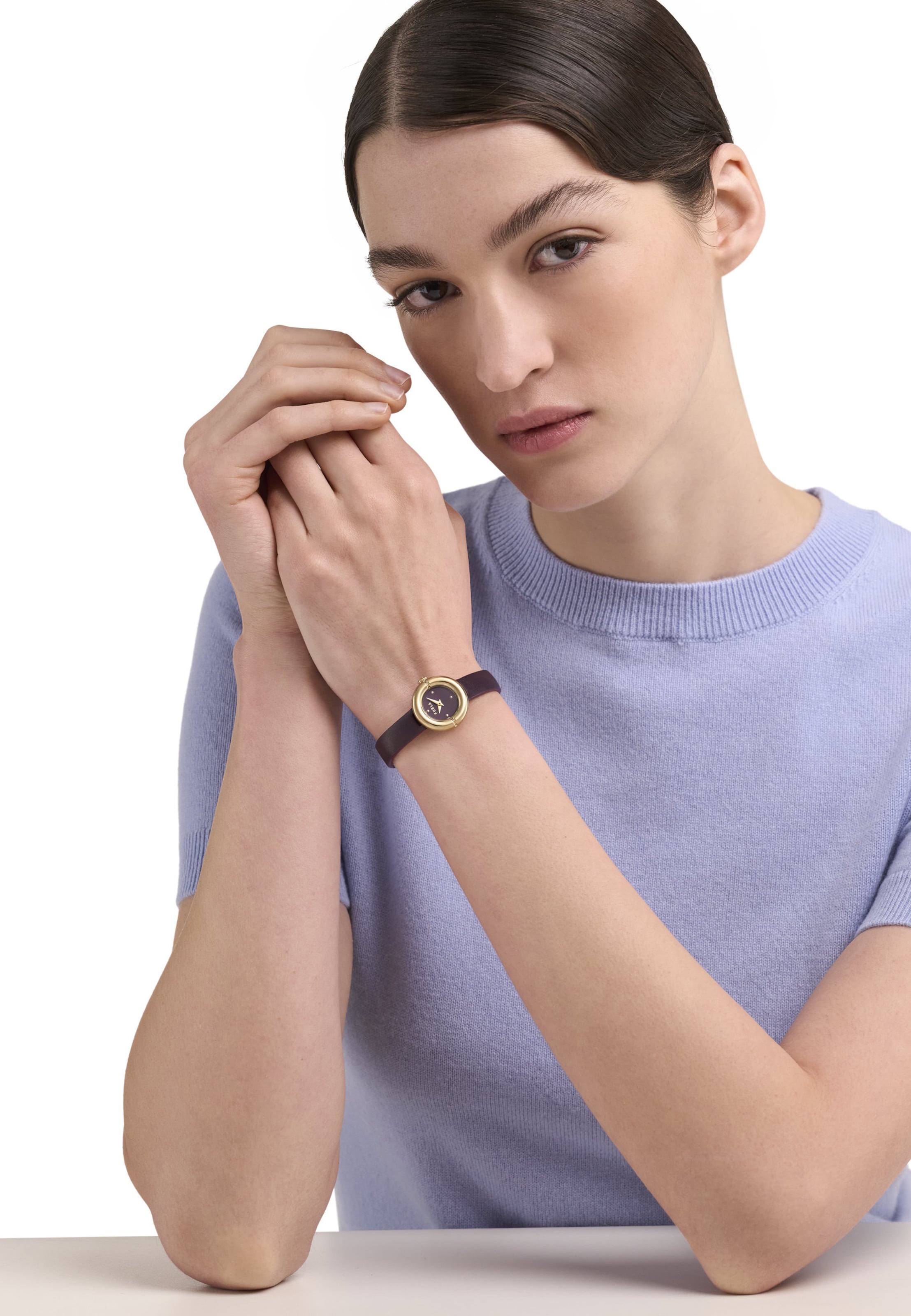 FURLA Analoog horloge 'MIASFERA ICONIC' in Lila: voorkant