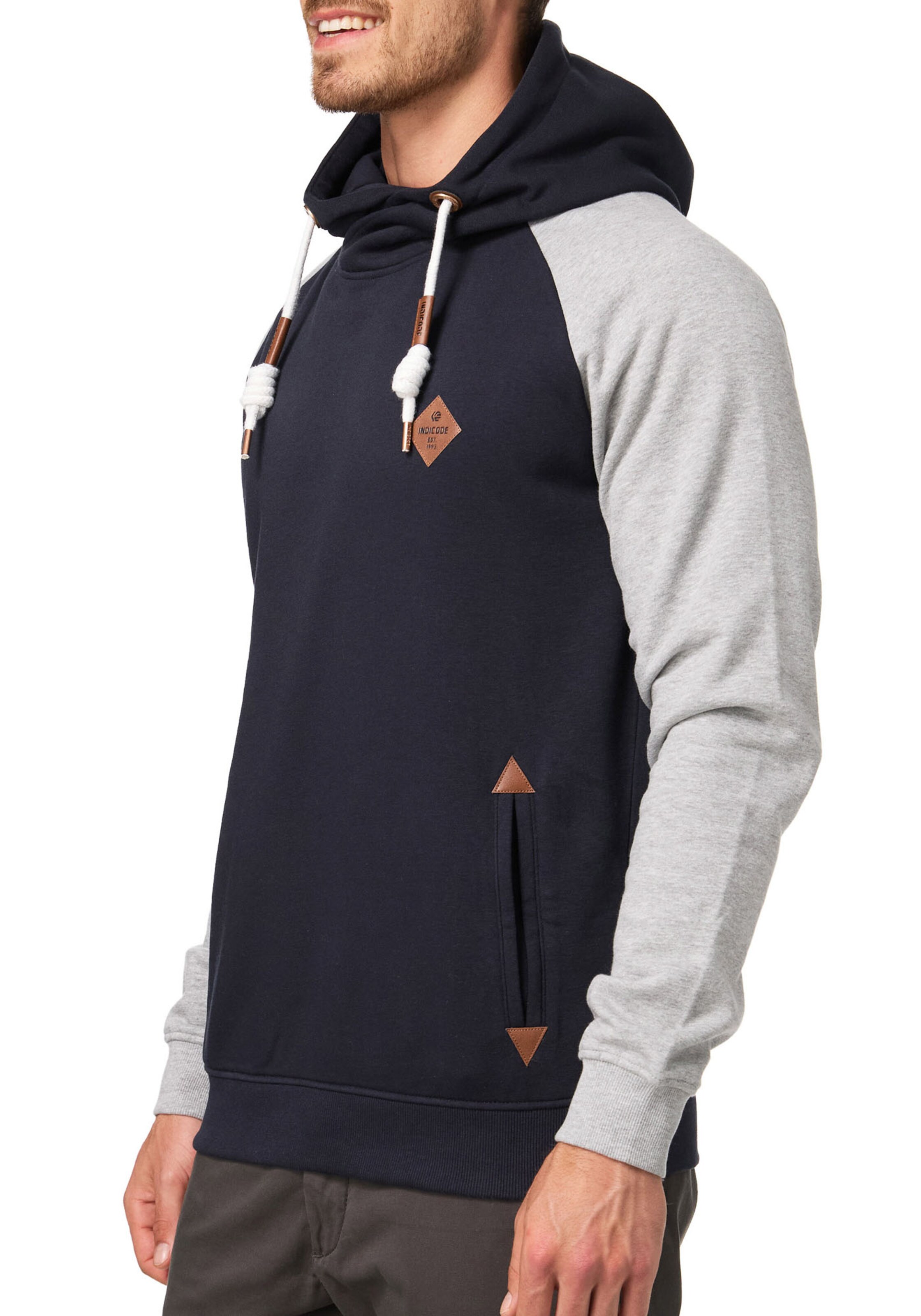 INDICODE JEANS Sweatshirt in Blau