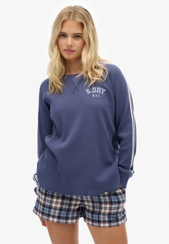 T-shirt Superdry en bleu : devant