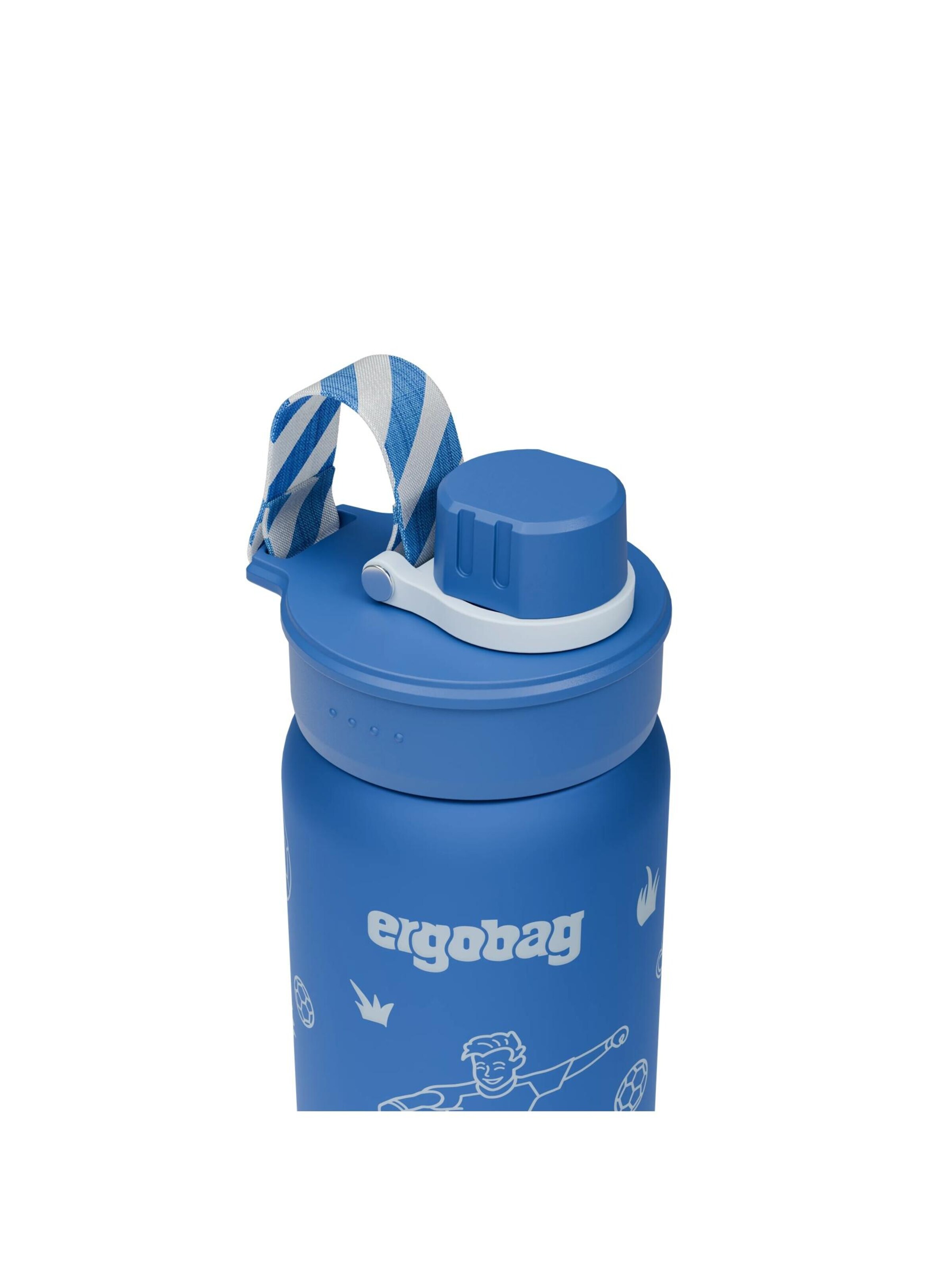 ergobag Drinking Bottle 'Trinkflasche Edelstahl Trinkflasche' in Blue