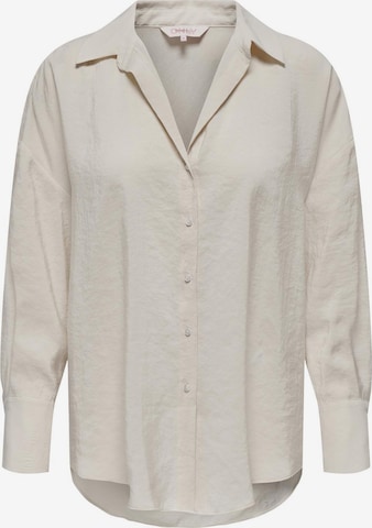 Chemisier 'ONLZAZIMA' ONLY en beige : devant