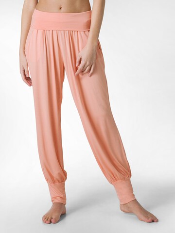 Effilé Pantalon de sport 'Essential' DEHA en orange : devant