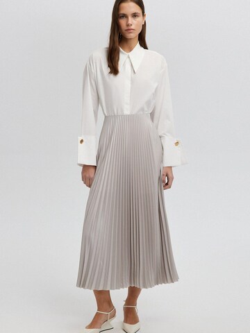 Touche Prive Skirt 'Pleated Skirt' in Grey