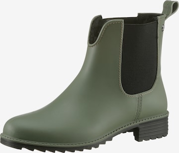 Rieker Rubber Boots in Green: front