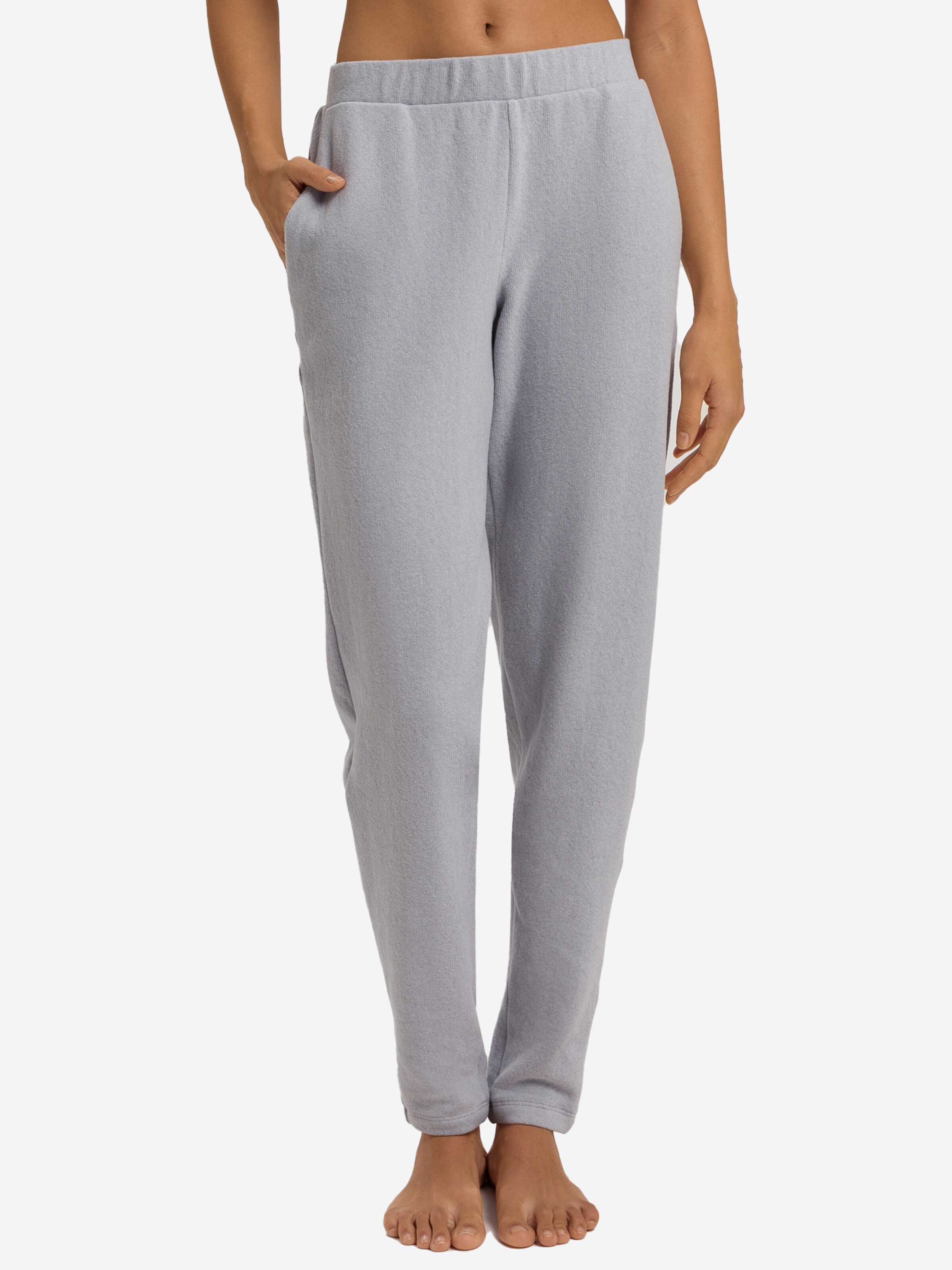 Hanro Loose fit Workout Pants ' Easy Wear ' in Grey: front