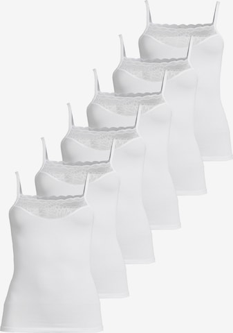 CON-TA Unterhemd 'Modal' in Weiß: Vorderseite