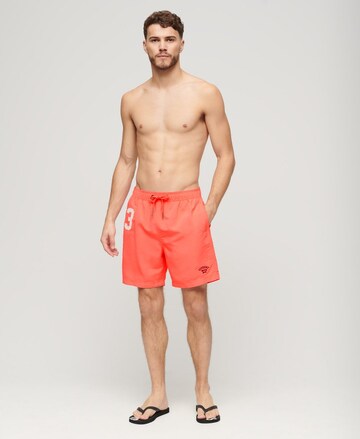 Superdry Zwemshorts in Blauw