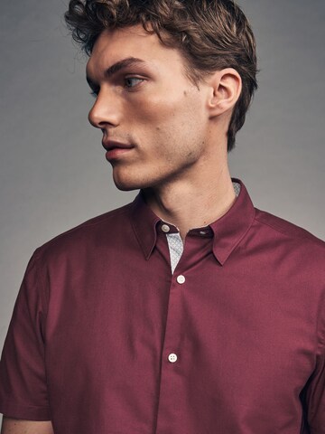 NextSlim Fit Košulja - crvena boja