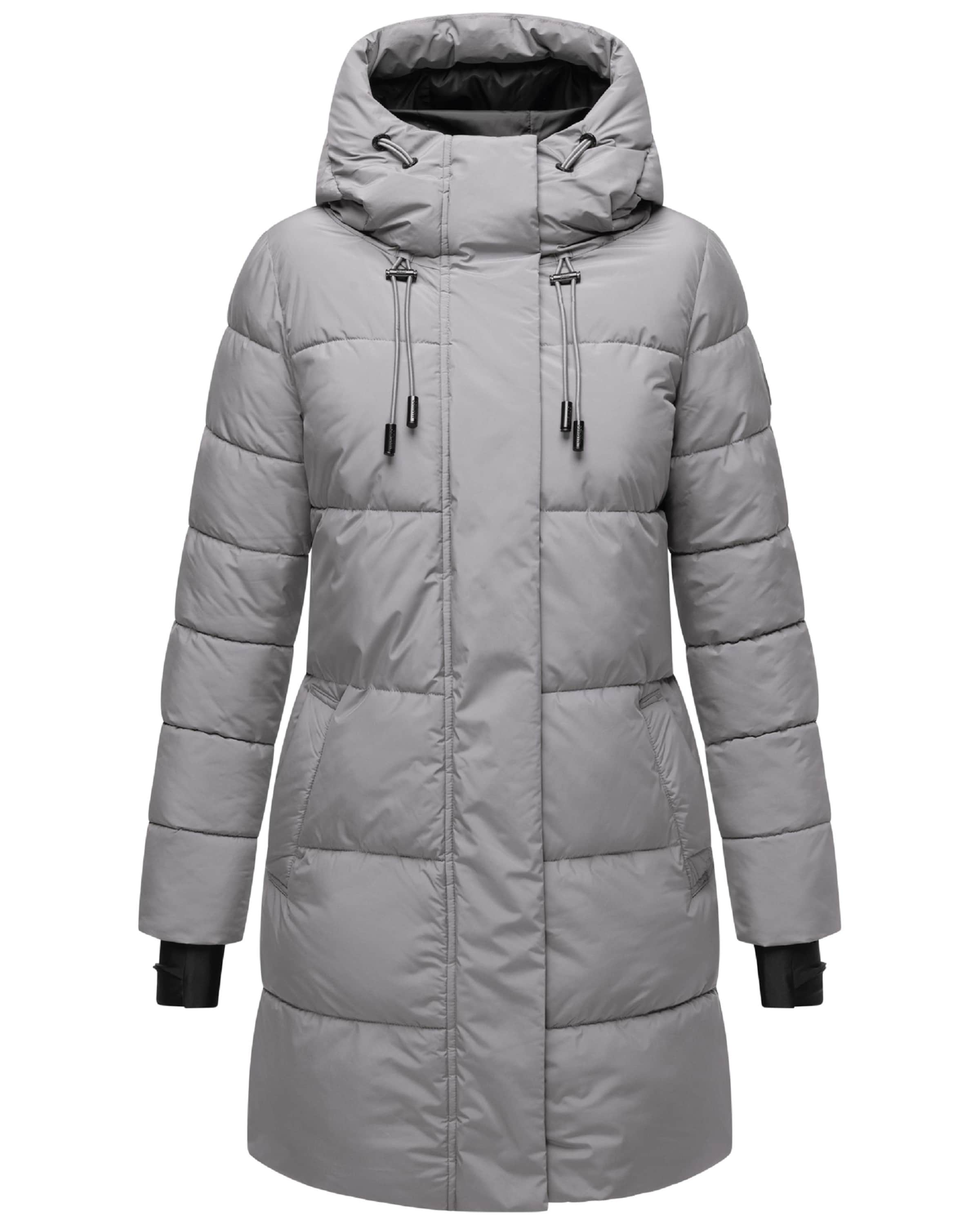 MARIKOO Winter coat 'Kaituu XVI' in Grey: front