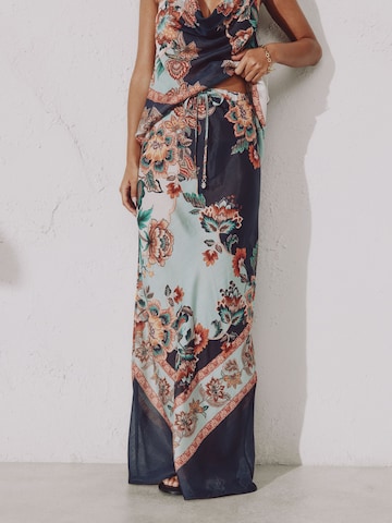 Next - Falda en azul: frente