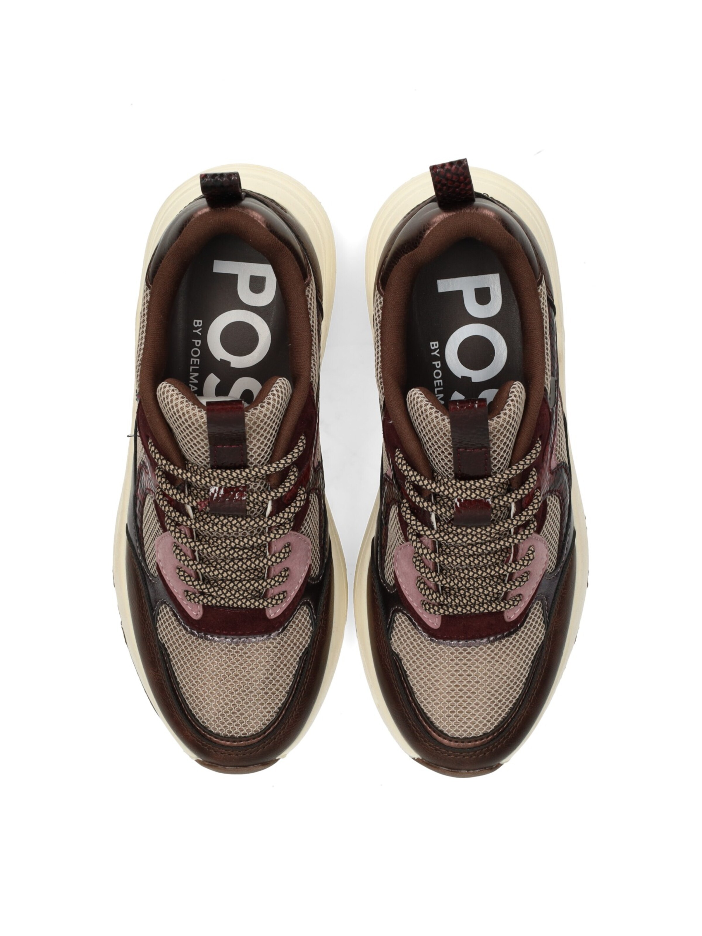 POSH by Poelman Sneakers laag in Bruin