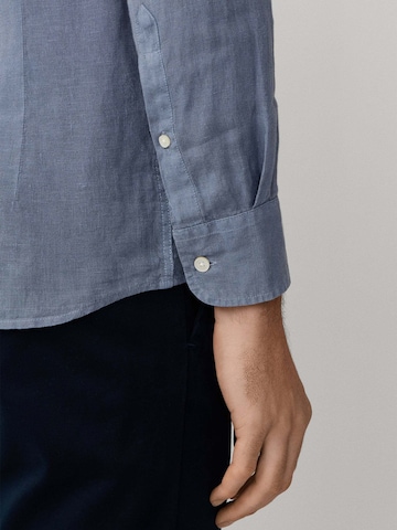 Coupe regular Chemise Hackett London en bleu