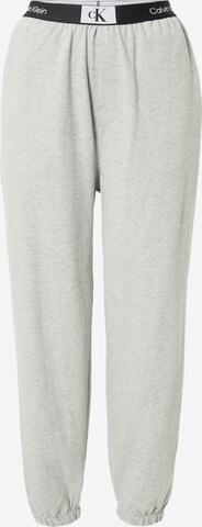 Calvin Klein Underwear Pleat-Front Pants in Grey: front