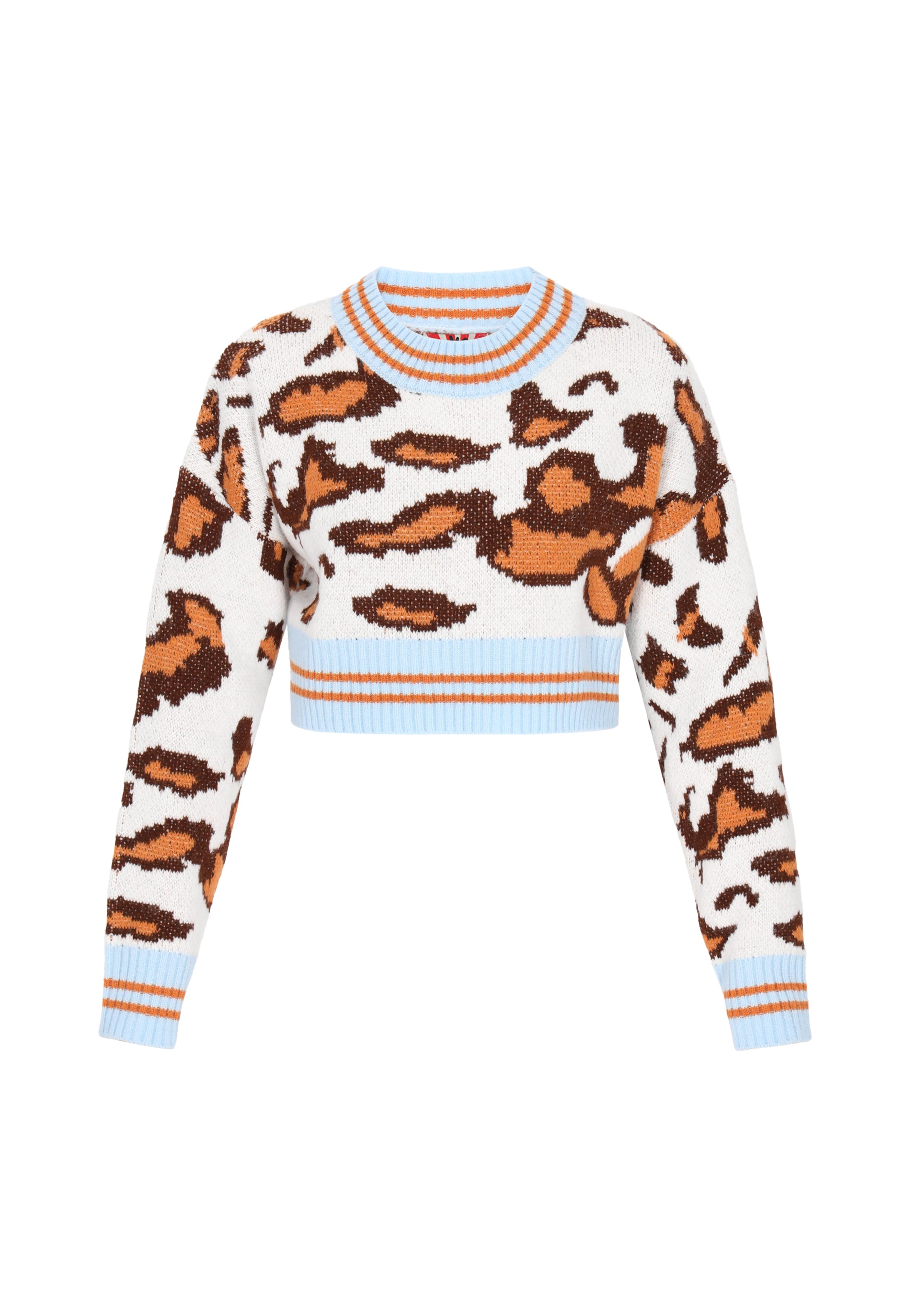 myMo ROCKS Gebreid vest in Gemengde kleuren: voorkant