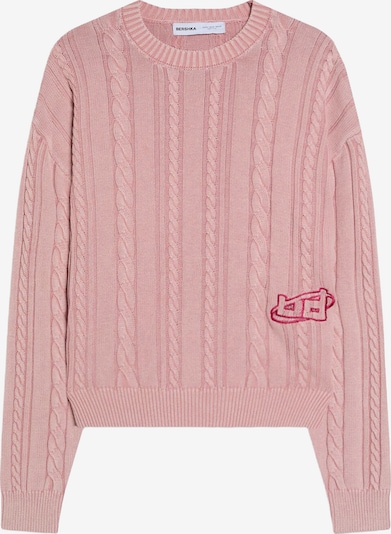 Bershka Neulepaita koossa XS värissä fuksia / vanha roosa, Tuotenäkymä