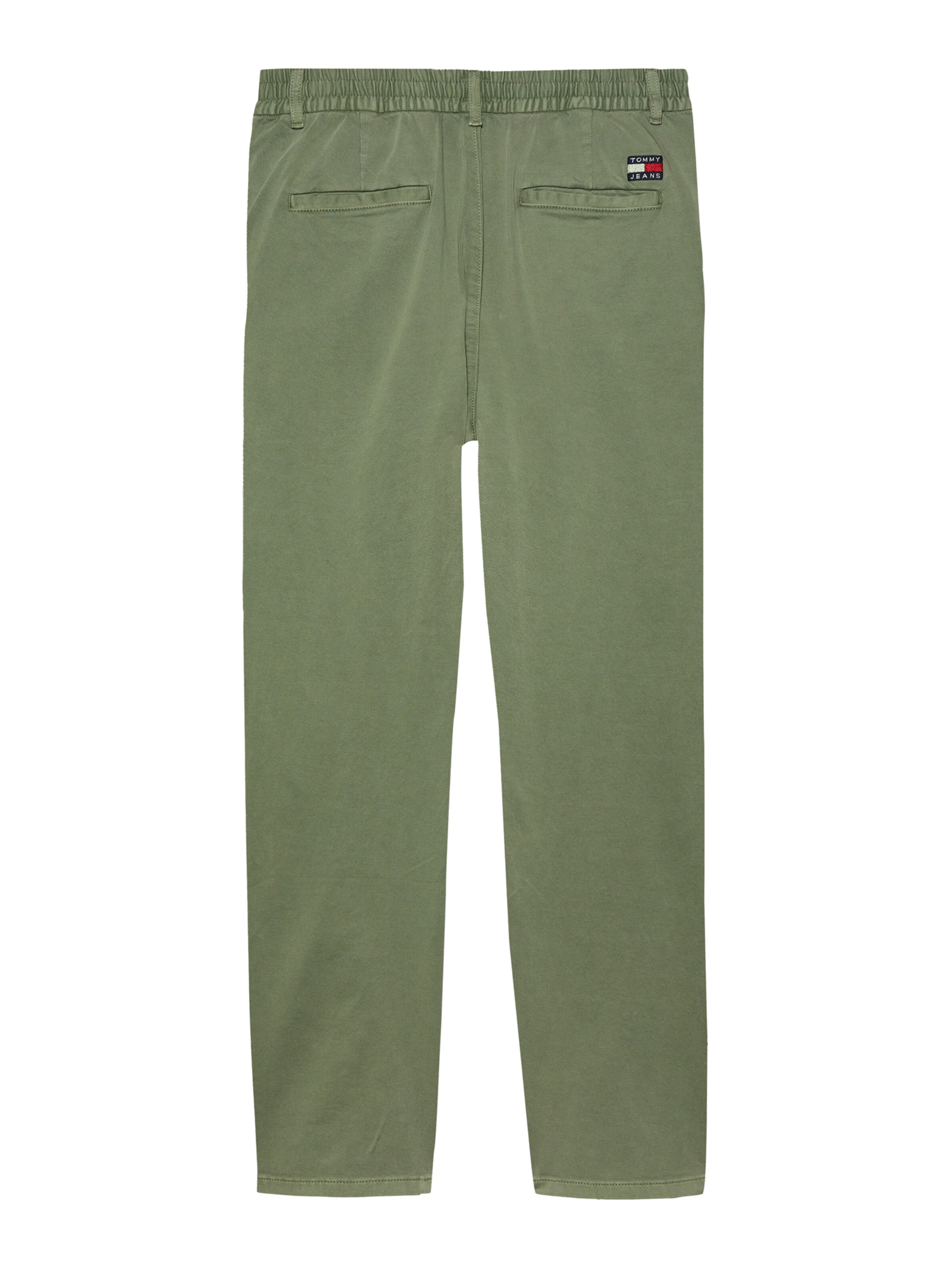 Tapered Pantaloni con pieghe di Tommy Jeans in verde