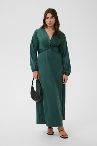 Robe 'Jamie ' KAFFE CURVE en vert : devant