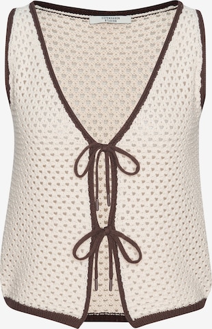 Copenhagen Studios Neuletoppi värissä valkoinen: etupuoli