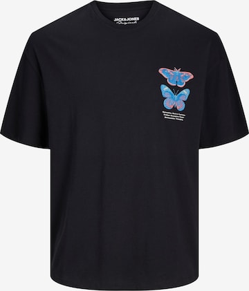 T-Shirt 'ORCHID' JACK & JONES en noir : devant