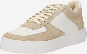 Sneaker bassa di BLACKSTONE in bianco: frontale