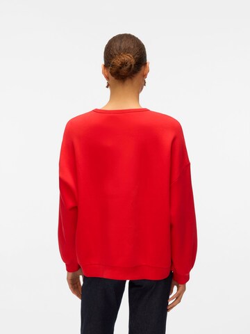 VERO MODA Sweatshirt 'VMMilla' i rød