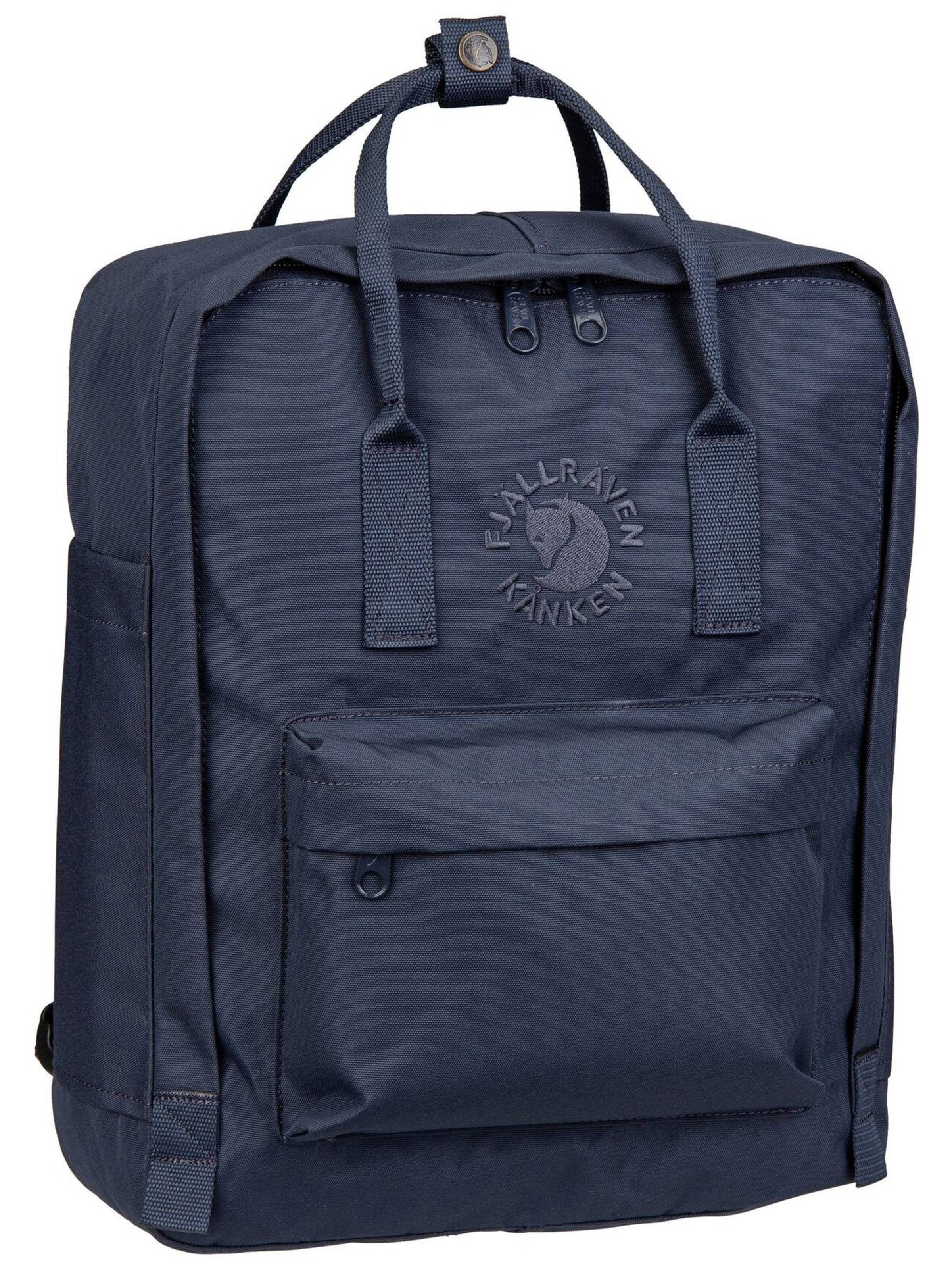 Fjällräven Backpack 'Re-Kanken' in Blue: front