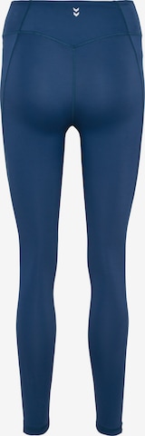 Hummel Skinny Workout Pants in Blue