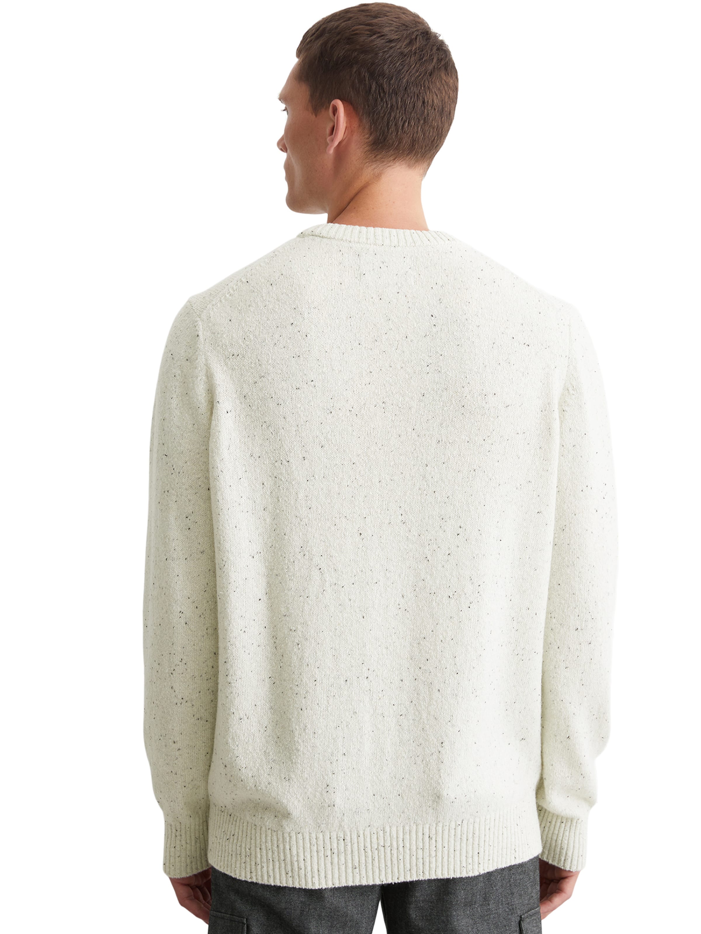 Marc O'Polo Pulover | bela barva: zadnja stran