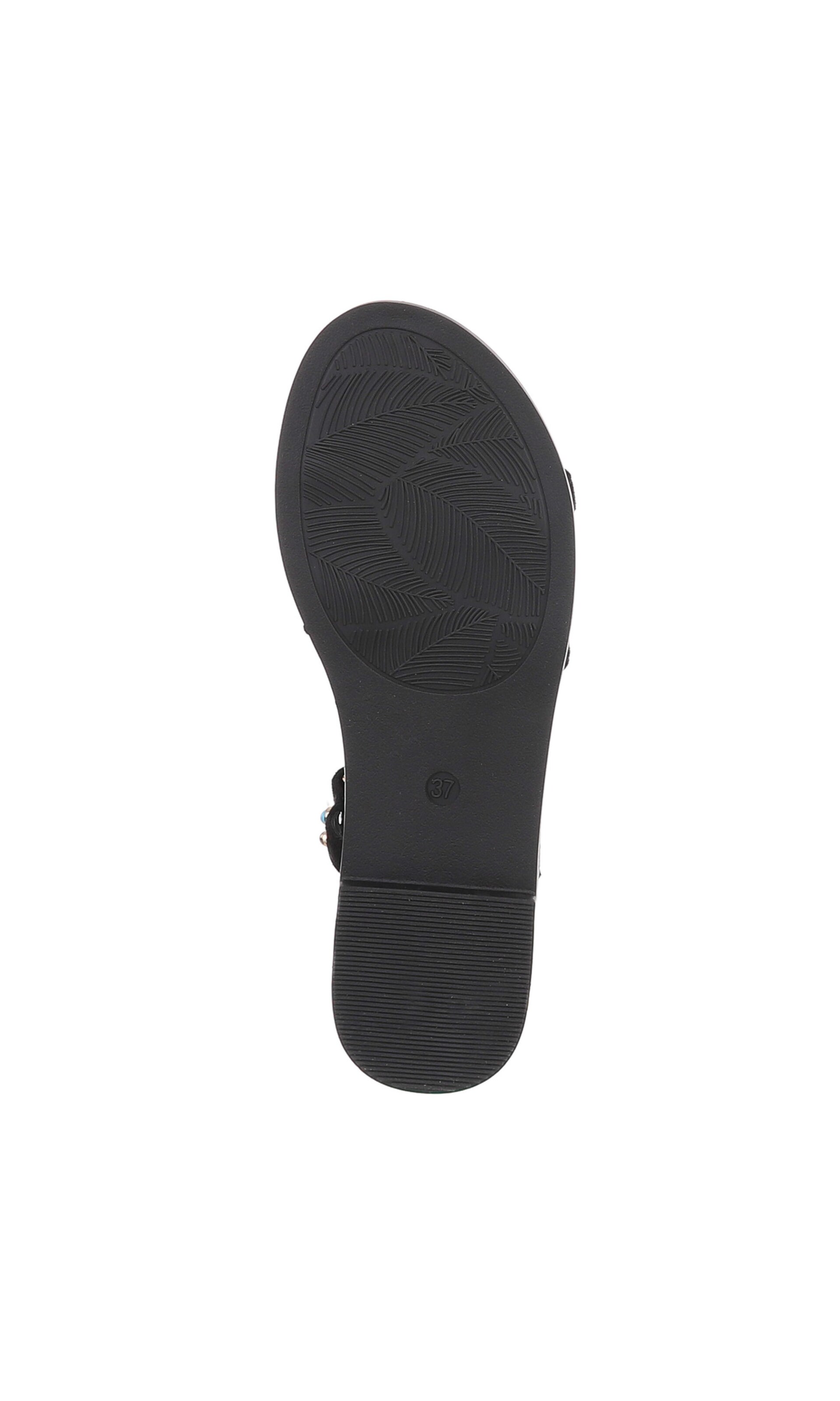 Ital-Design Strap Sandals in Black
